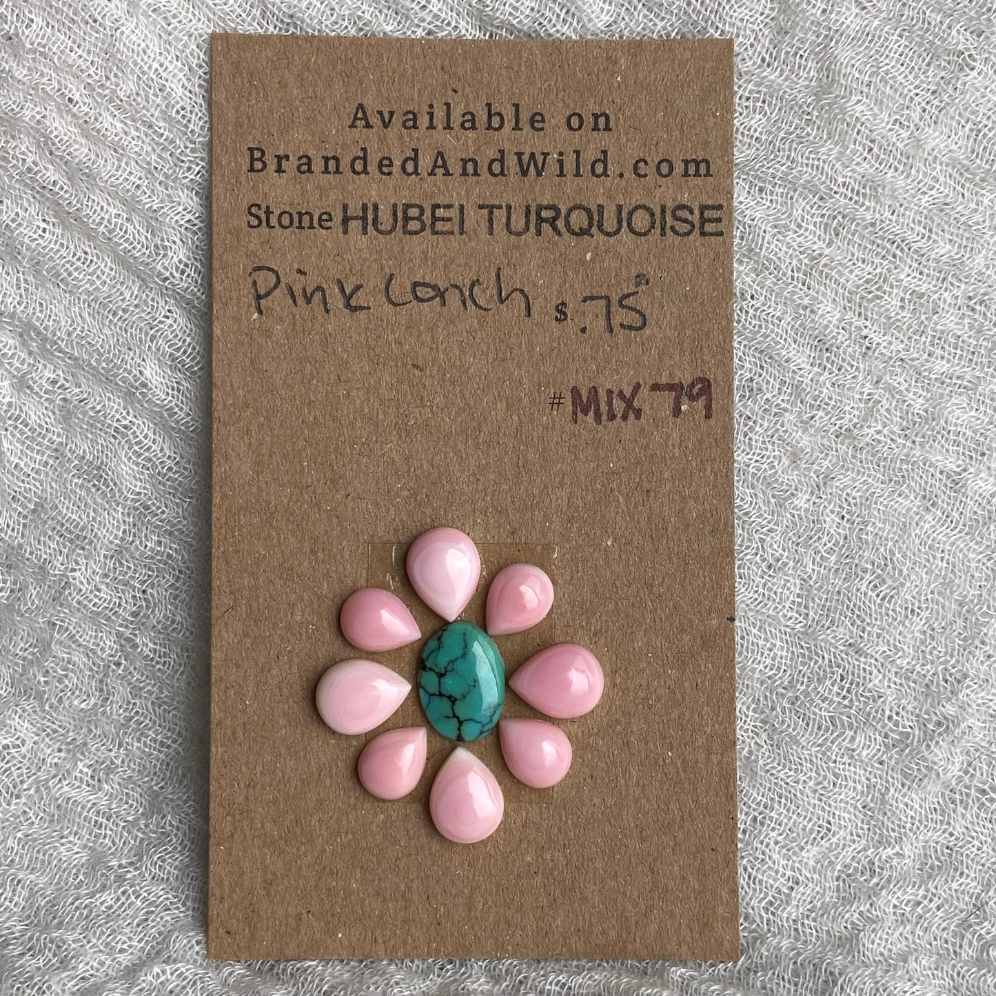 Hubei / Pink Conch Cabochon - Mix79
