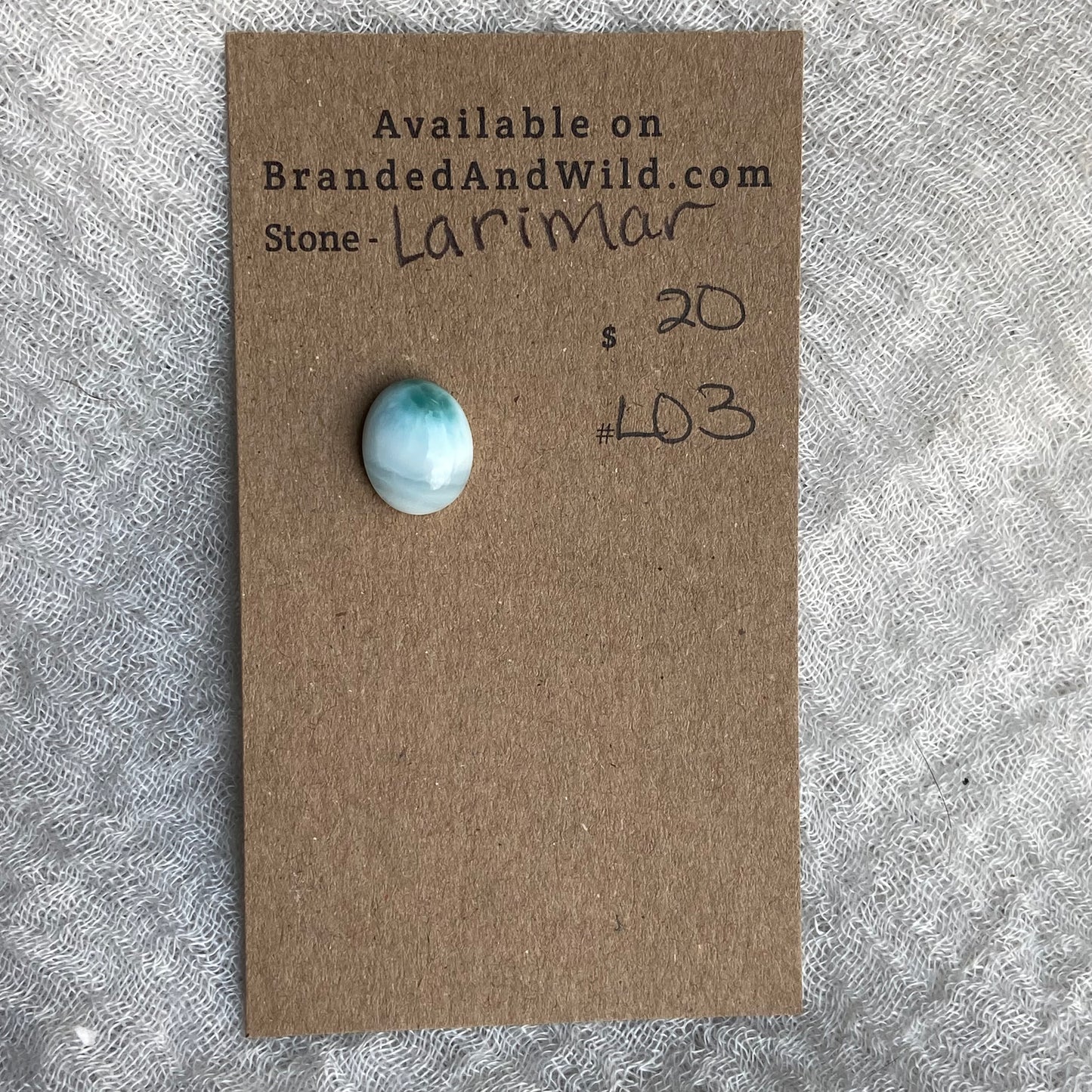 Larimar Cabochon - L03