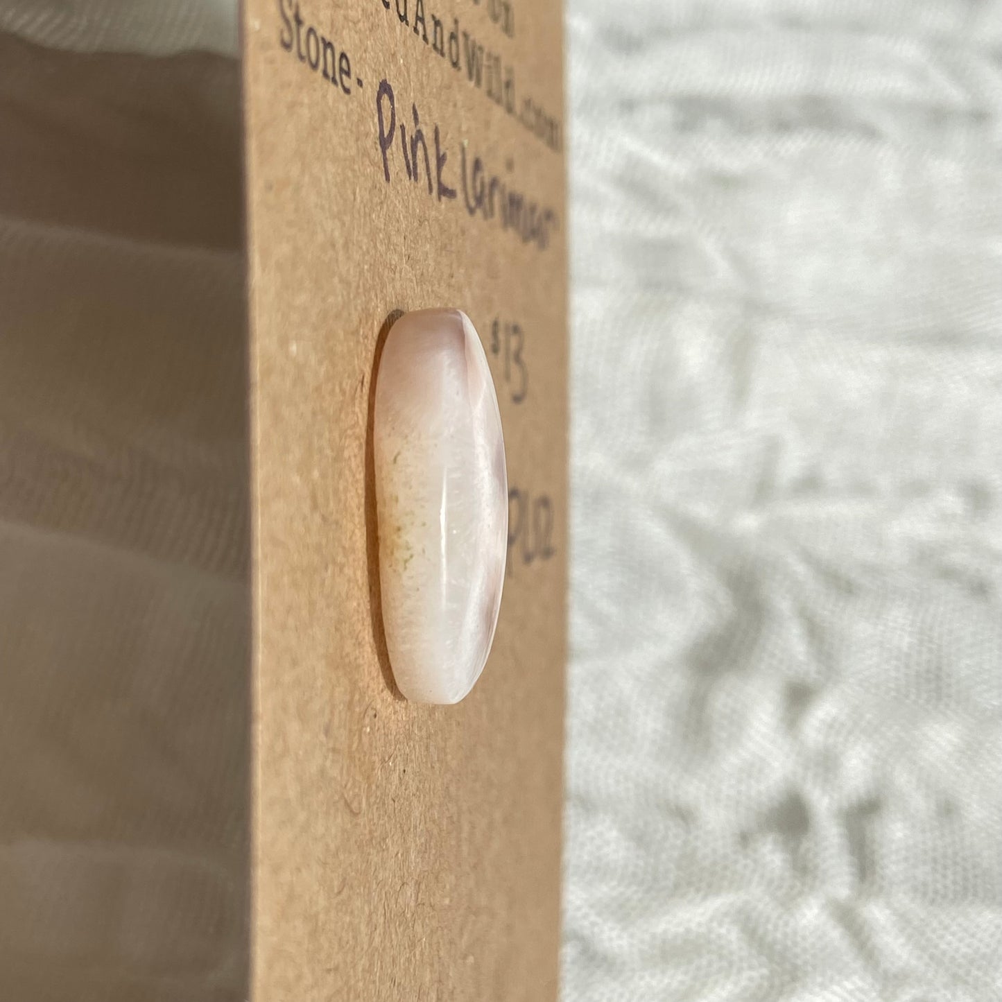 Pink Larimar Cabochon - PL12 D9C9A301-4B6C-481B-87BA-3EACBC5A419D Brandedandwild.com