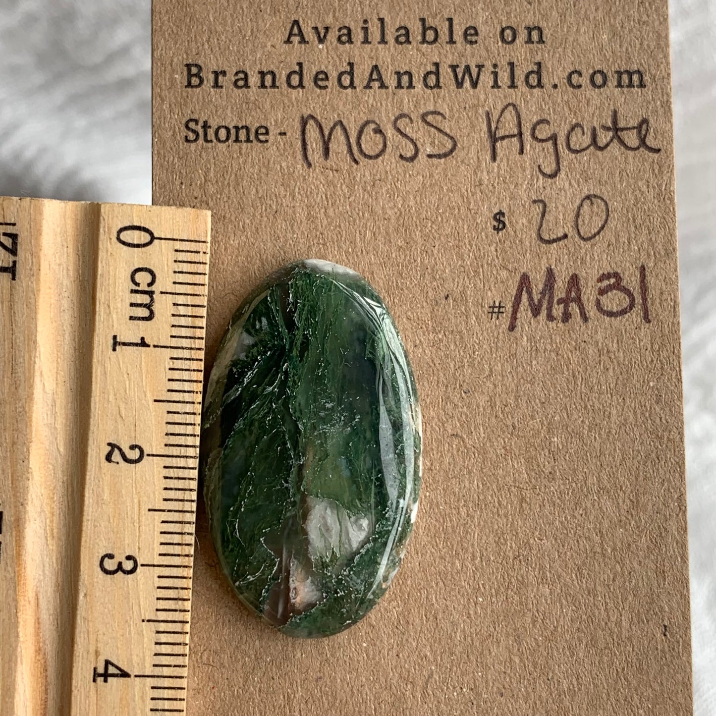Moss Agate Cabochon- MA31