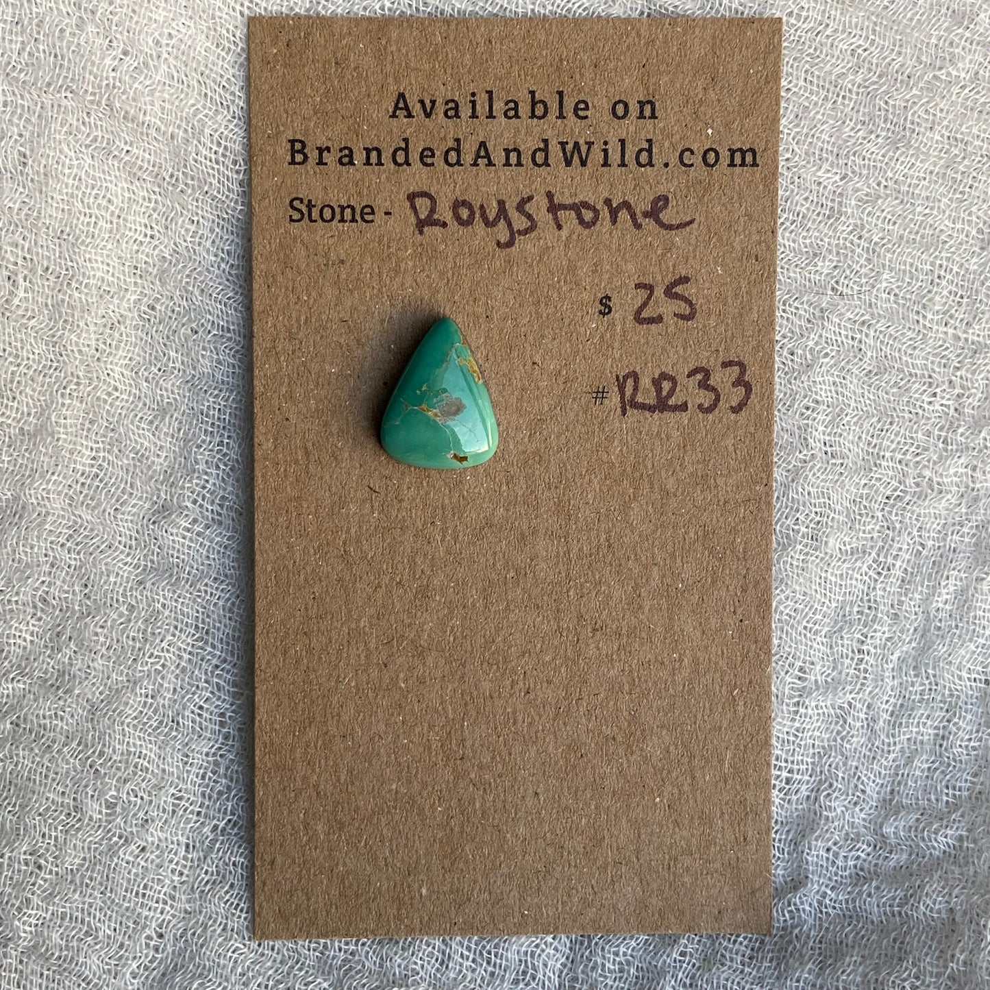 Royston Ribbon Turquoise Cabochon RR33