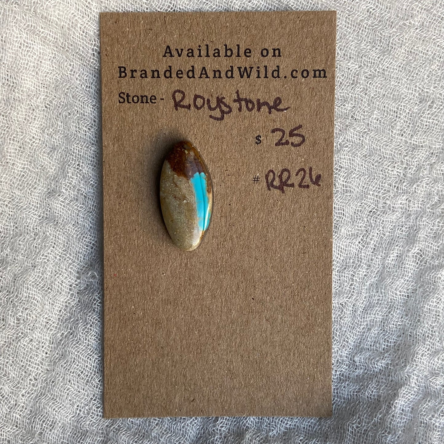 Royston Ribbon Turquoise Cabochon RR26