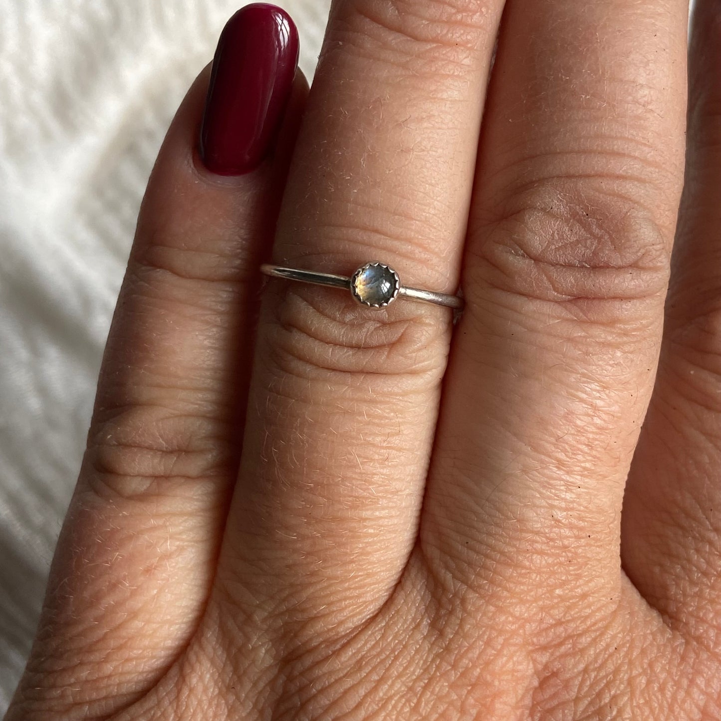 Sterling Silver Ring - R123 Size - 7