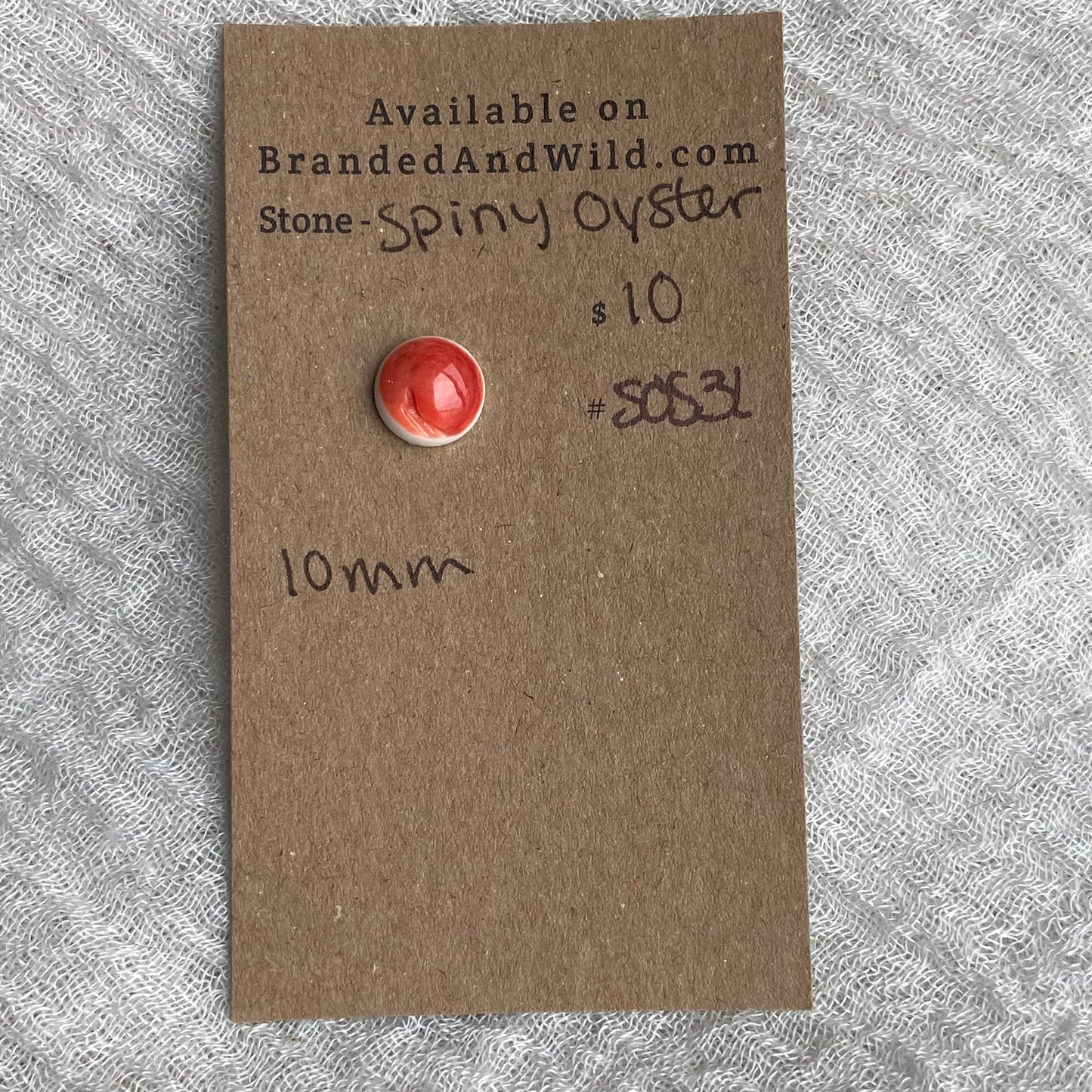 Spiny Oyster Shell Cabochon - SOS31
