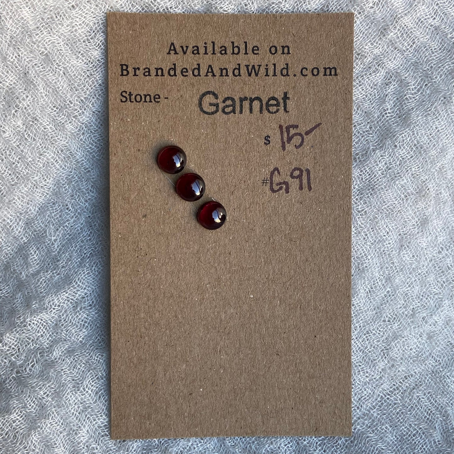 Garnet Cabochon - G91