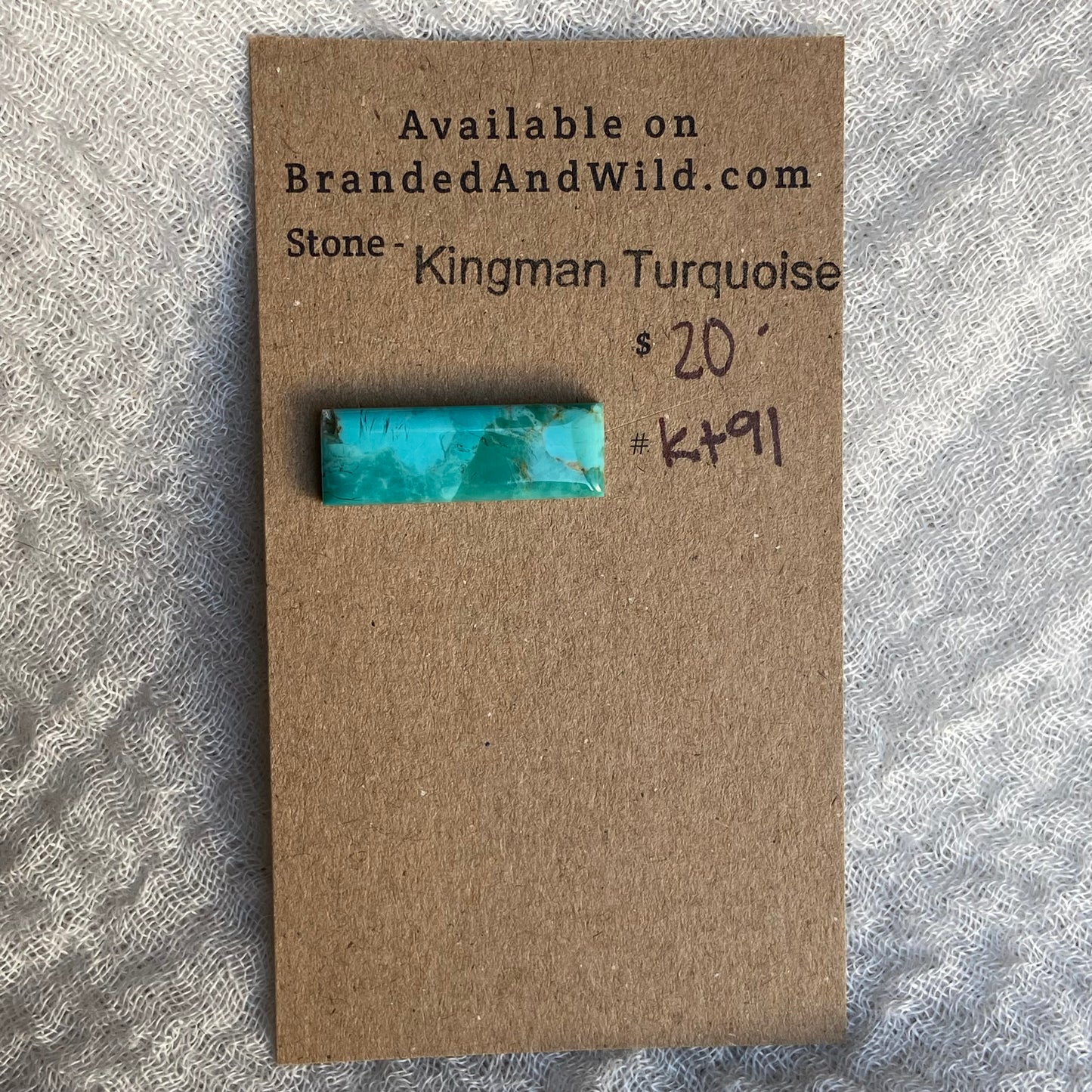 Kingman Turquoise Cabochon - KT91