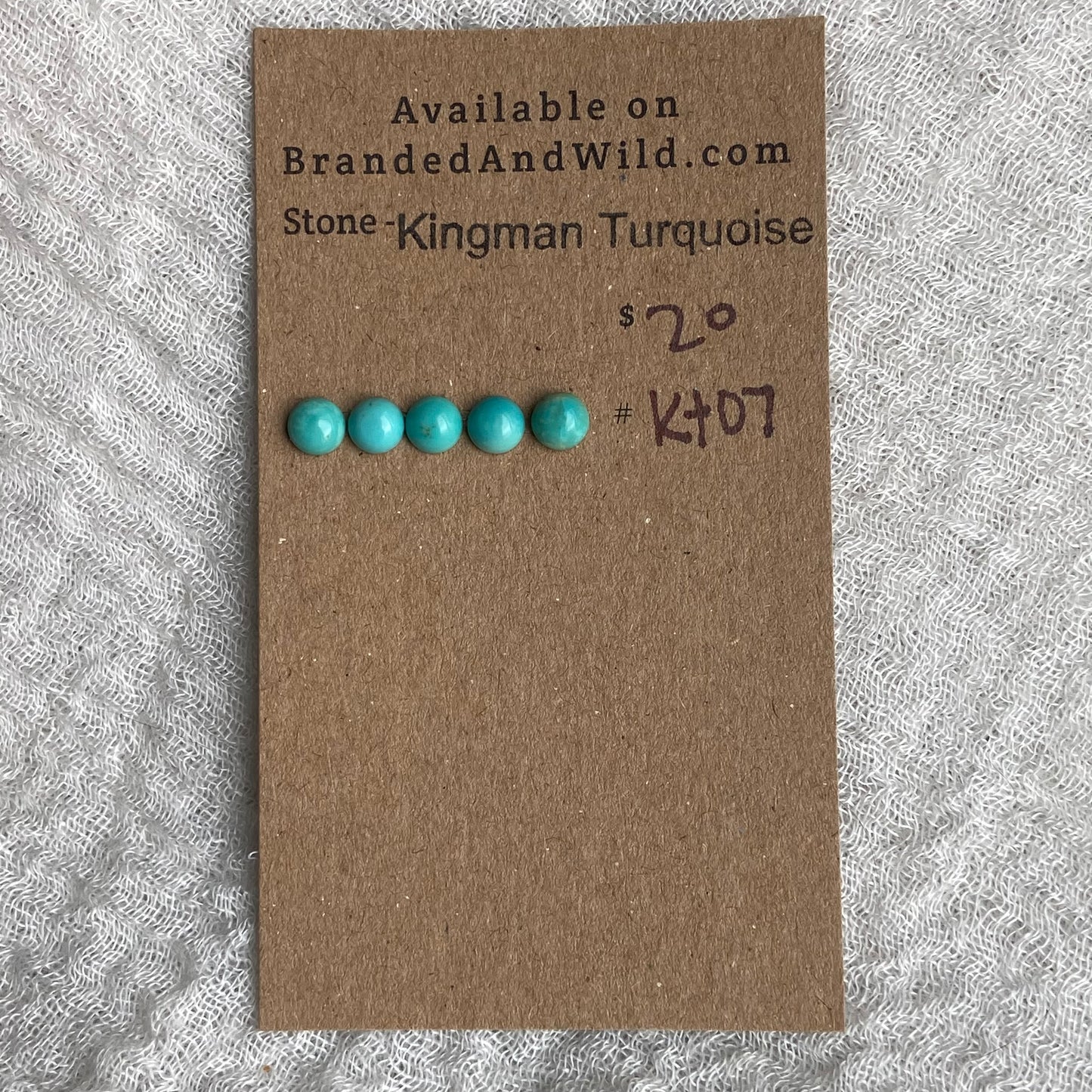 Kingman Turquoise Cabochon - KT07
