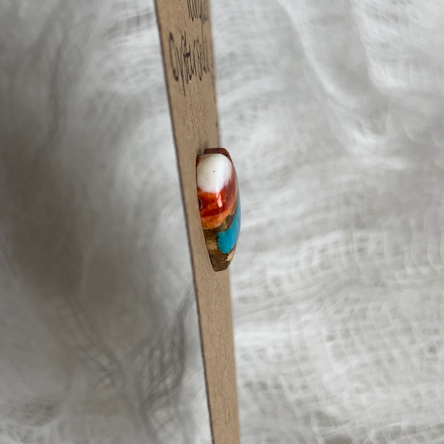 Turquoise, Oystershell, Copper Cabochon - TOC62