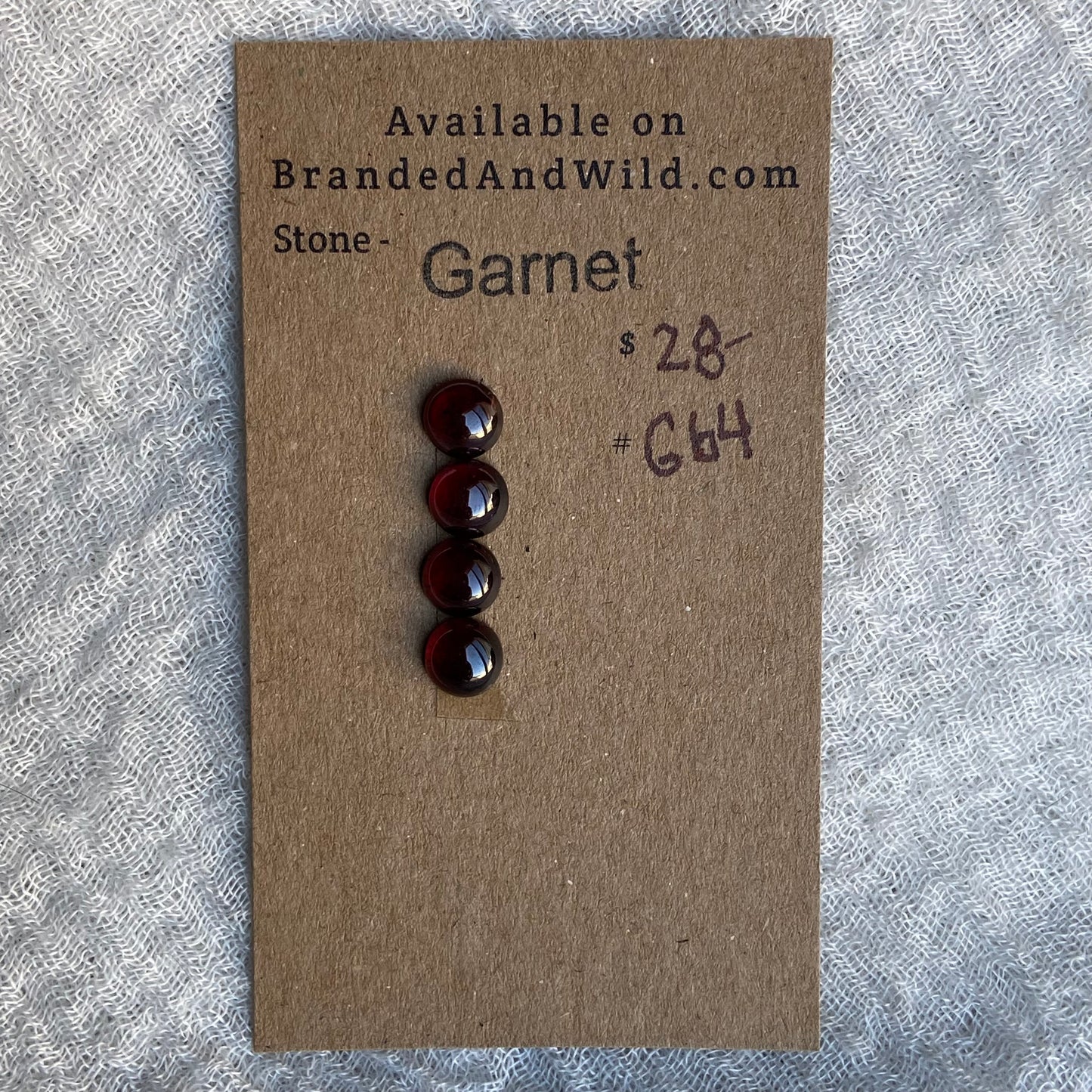 Garnet Cabochon - G64