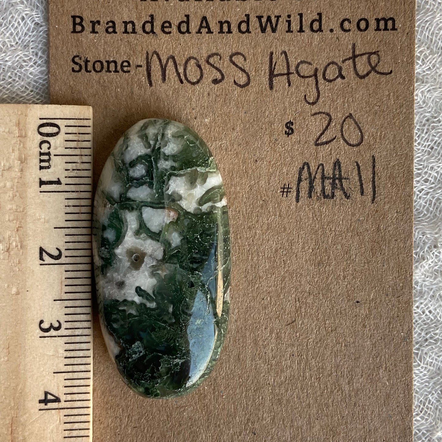 Moss Agate Cabochon - MA11