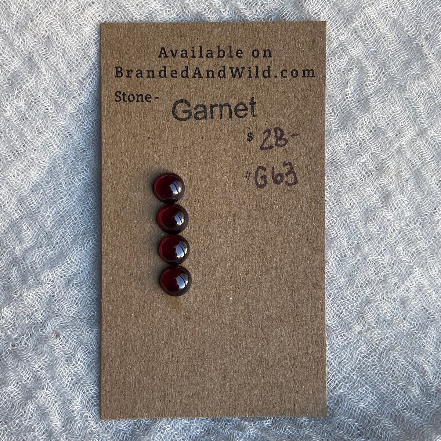 Garnet Cabochon - G63