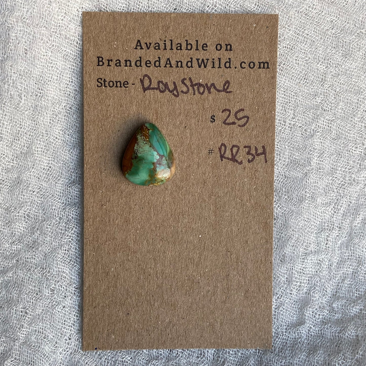 Royston Ribbon Turquoise Cabochon RR34
