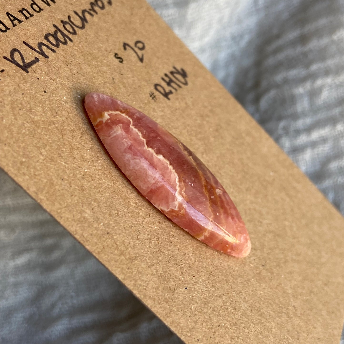 Rhodochrosite Cabochon - R06