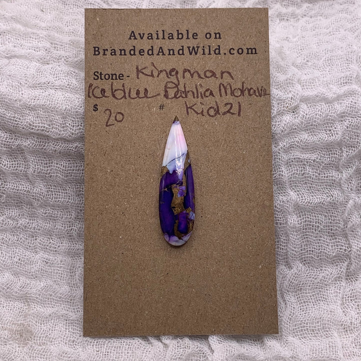 Kingman Ice Blue Dahlia Mohave - KID43
