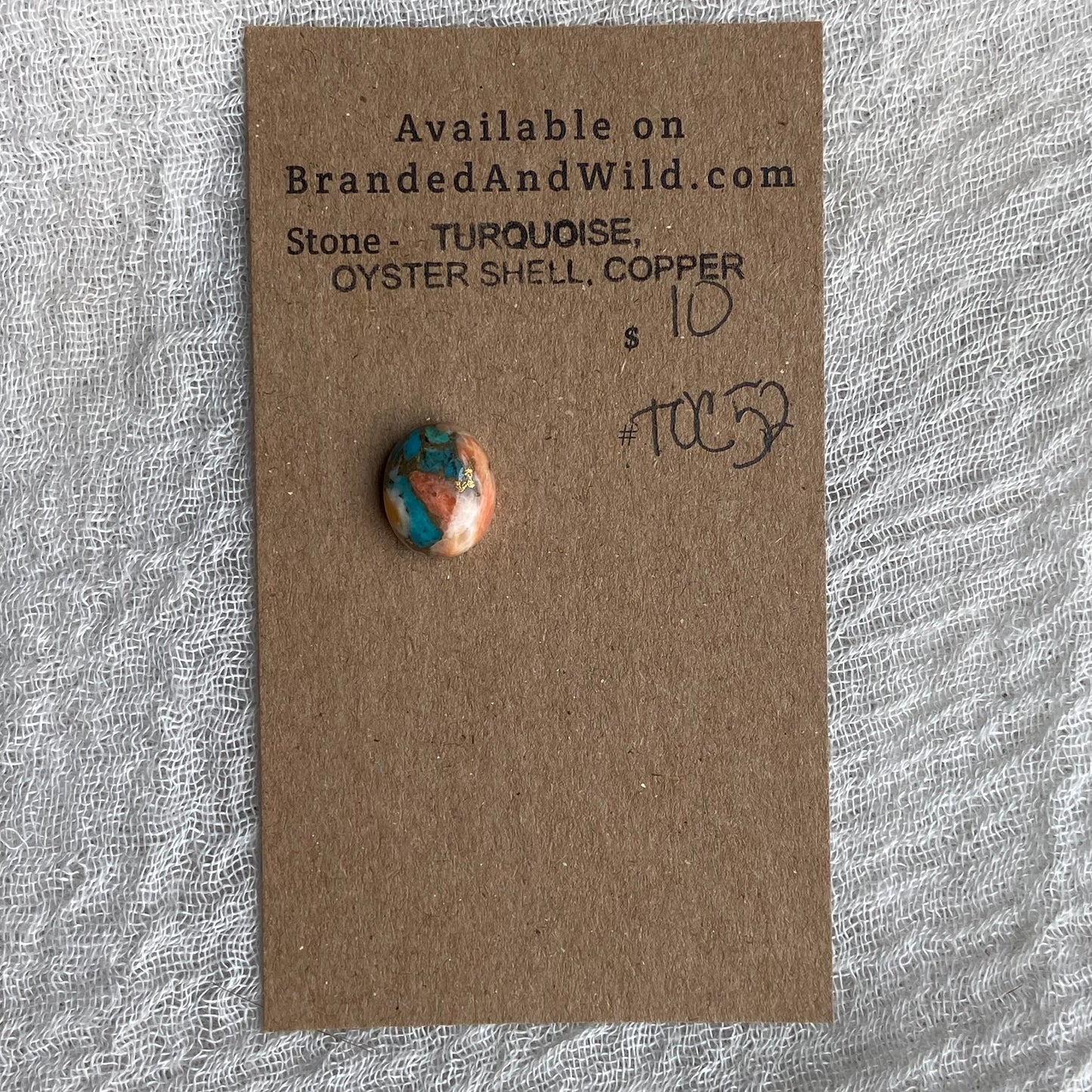 Turquoise, Oyster Shell, Copper - TOC52