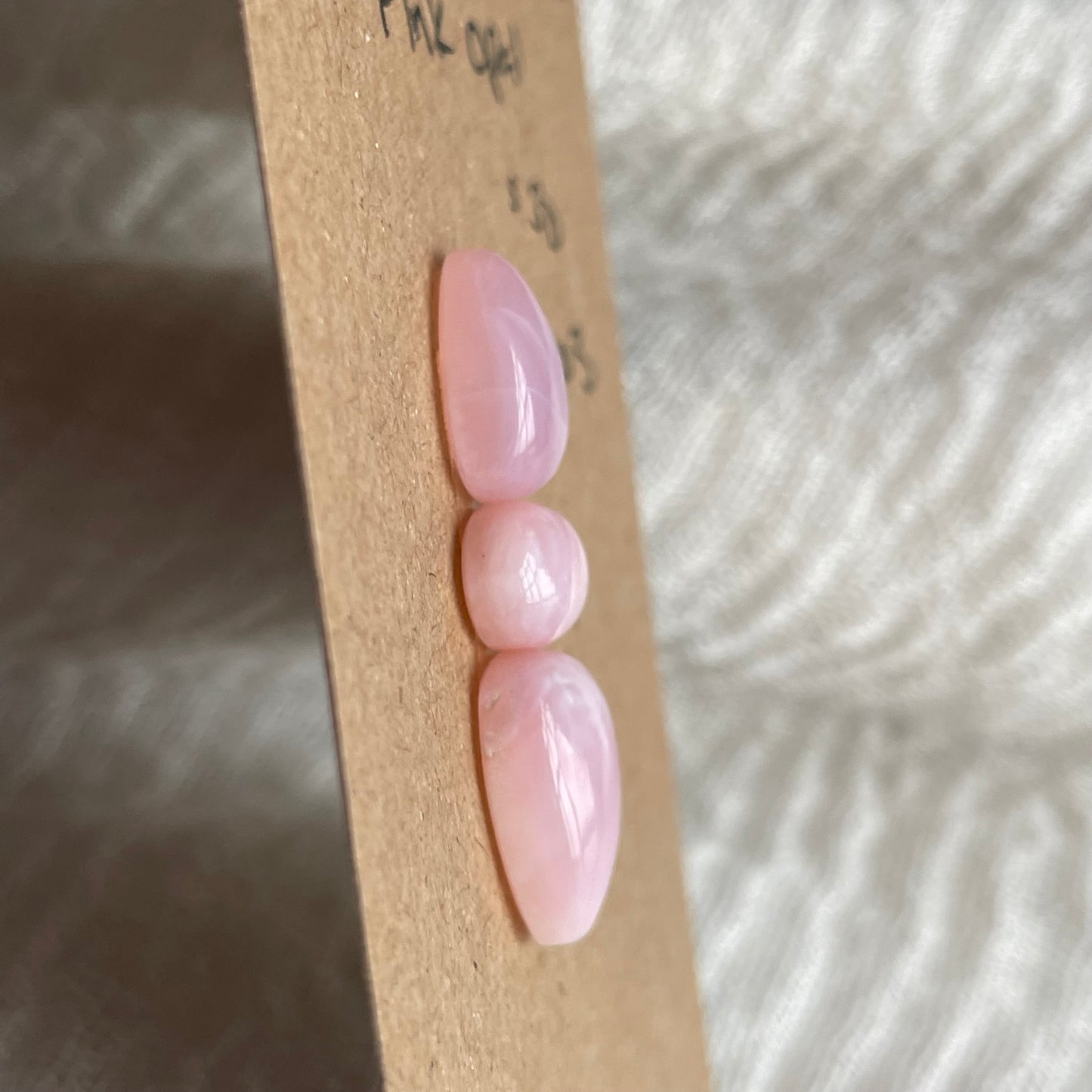 Pink Opal Cabochon - P03 E8B68B45-ED2A-4C41-A3AE-C4D82CB472B4 Brandedandwild.com