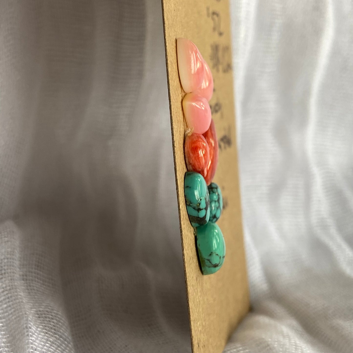 Pink Conch / Hubei / Oyster Shell Cabochon - MIX102