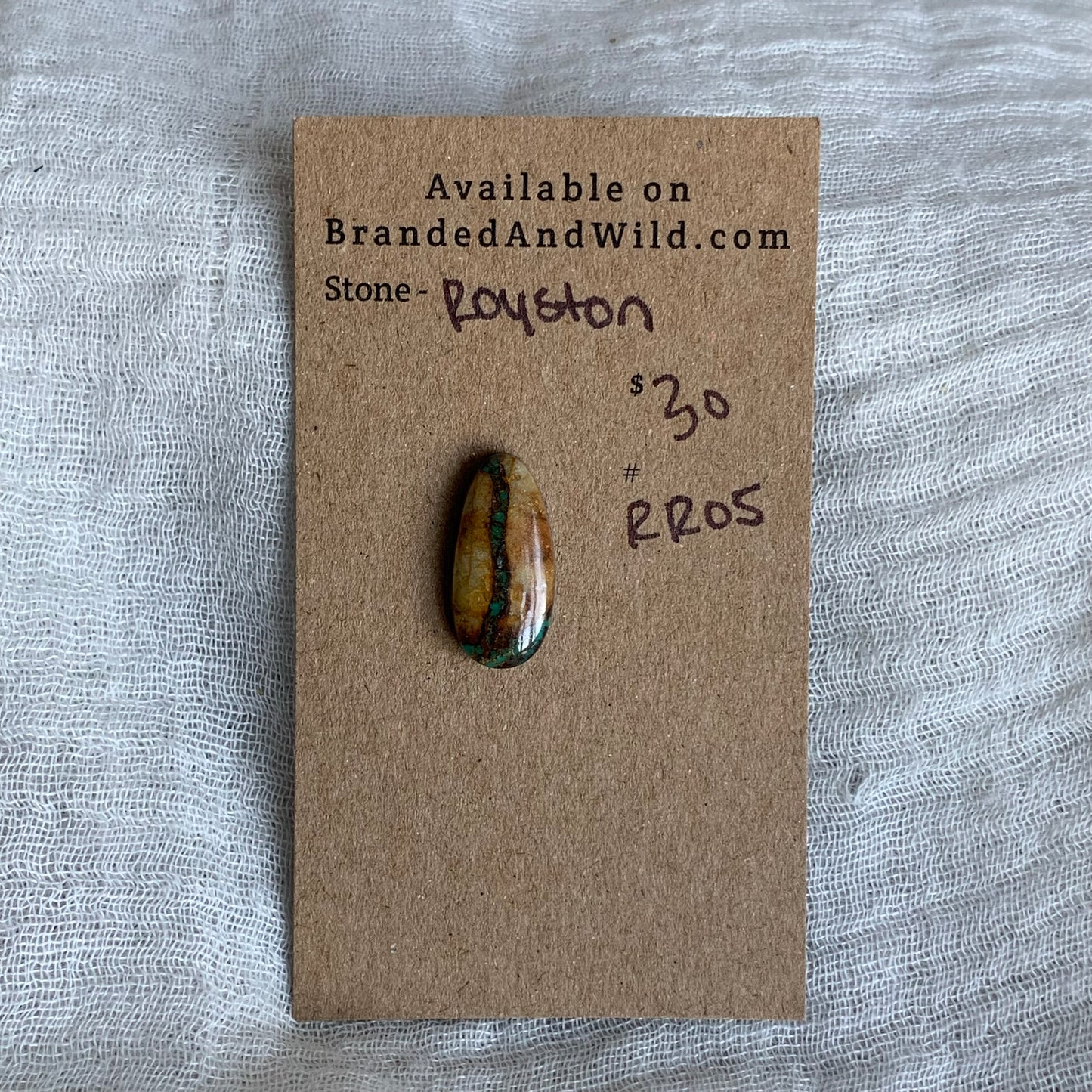 Royston Ribbon Turquoise Cabochon RR05