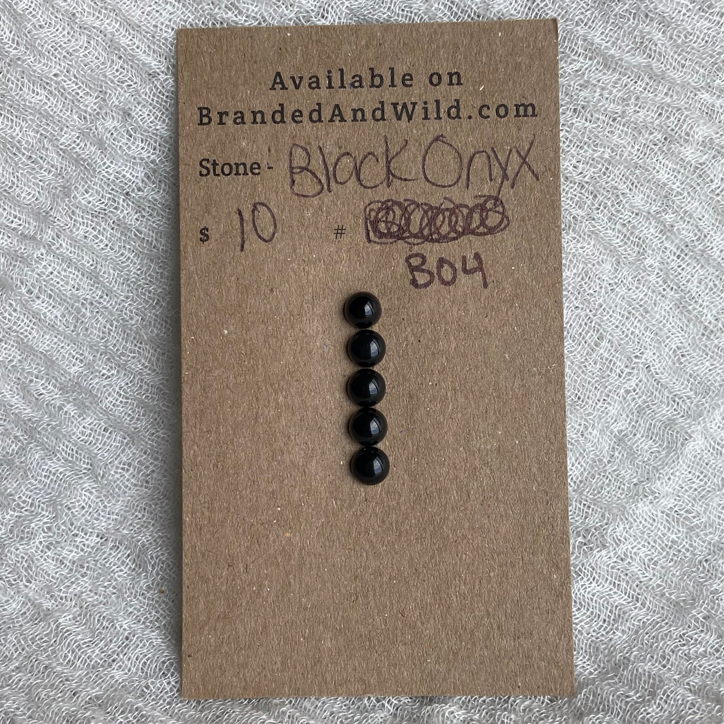 Black Onyx - Cabochon - BO4