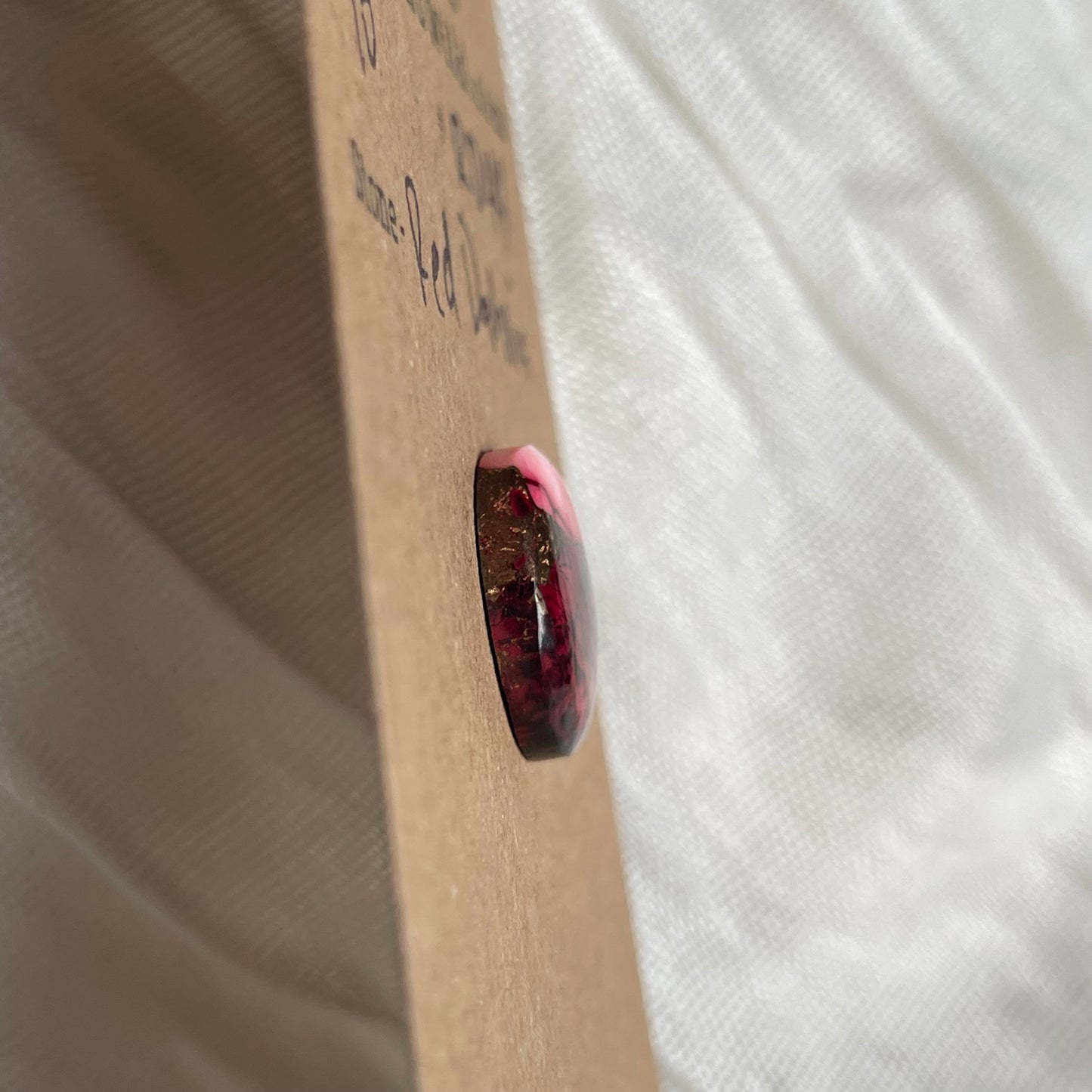 Red Dahlia Cabochon - RD44 EC850191-3561-4869-AD0D-7D69F84432E2 Brandedandwild.com