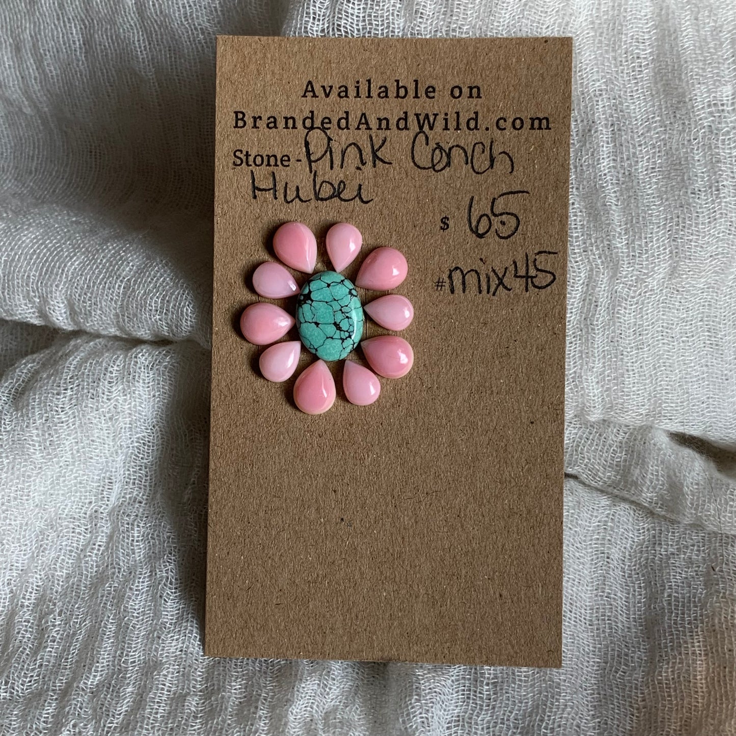 Hubei / Pink Conch Cabochon - Mix45