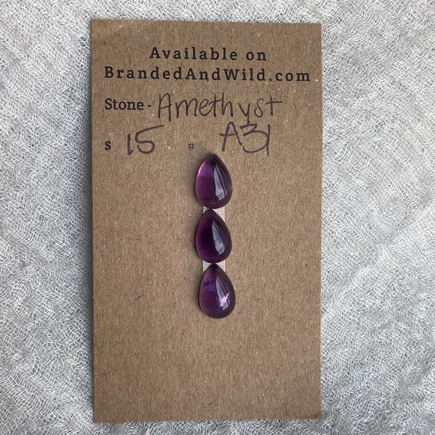Amethyst Cabochon - A31