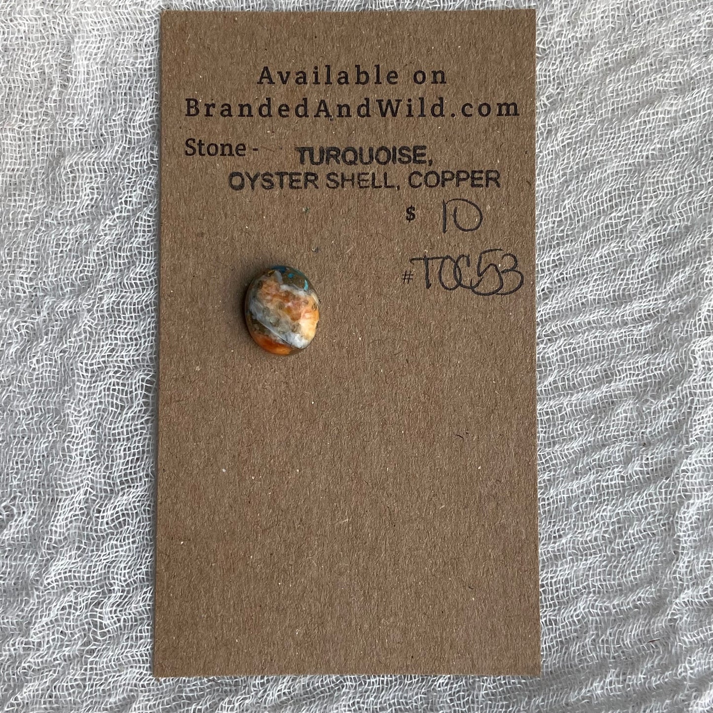 Turquoise, Oyster Shell, Copper - TOC53