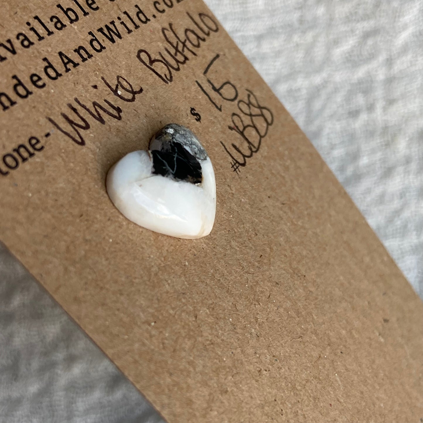 White Buffalo Cabochon - WB88