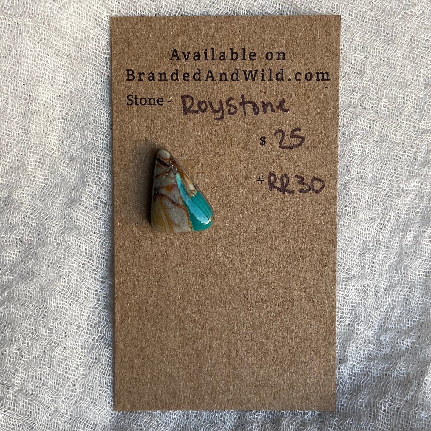 Royston Ribbon Turquoise Cabochon RR30
