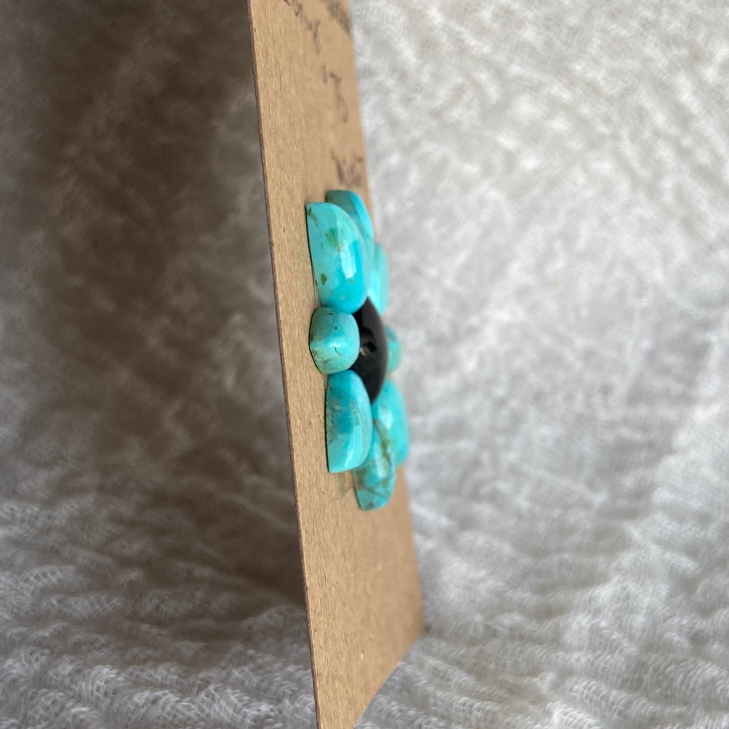 Black Onyx - Kingman Turquoise Cabochon - MIX67