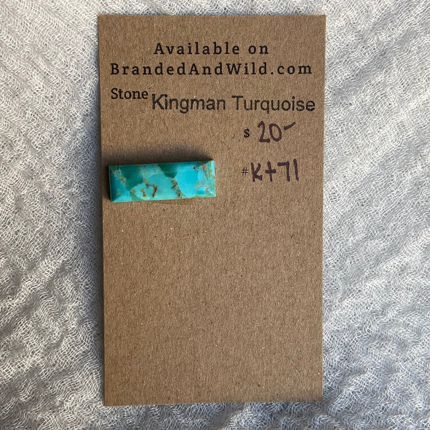 Kingman Turquoise Cabochon - KT71