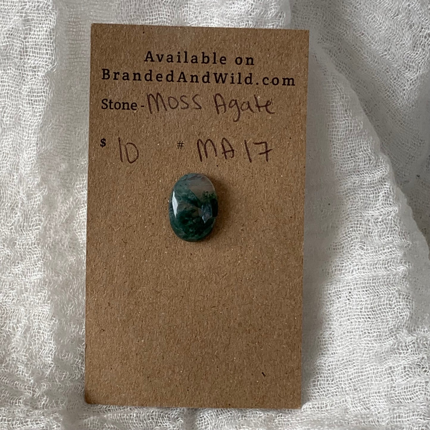 Moss Agate Cabochon- MA17