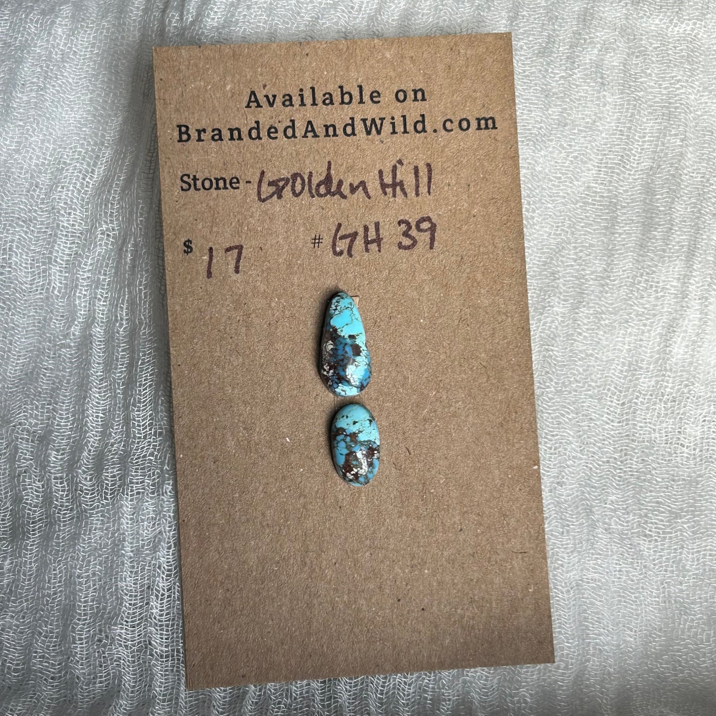 Golden Hill Turquoise Cabochon - GH39
