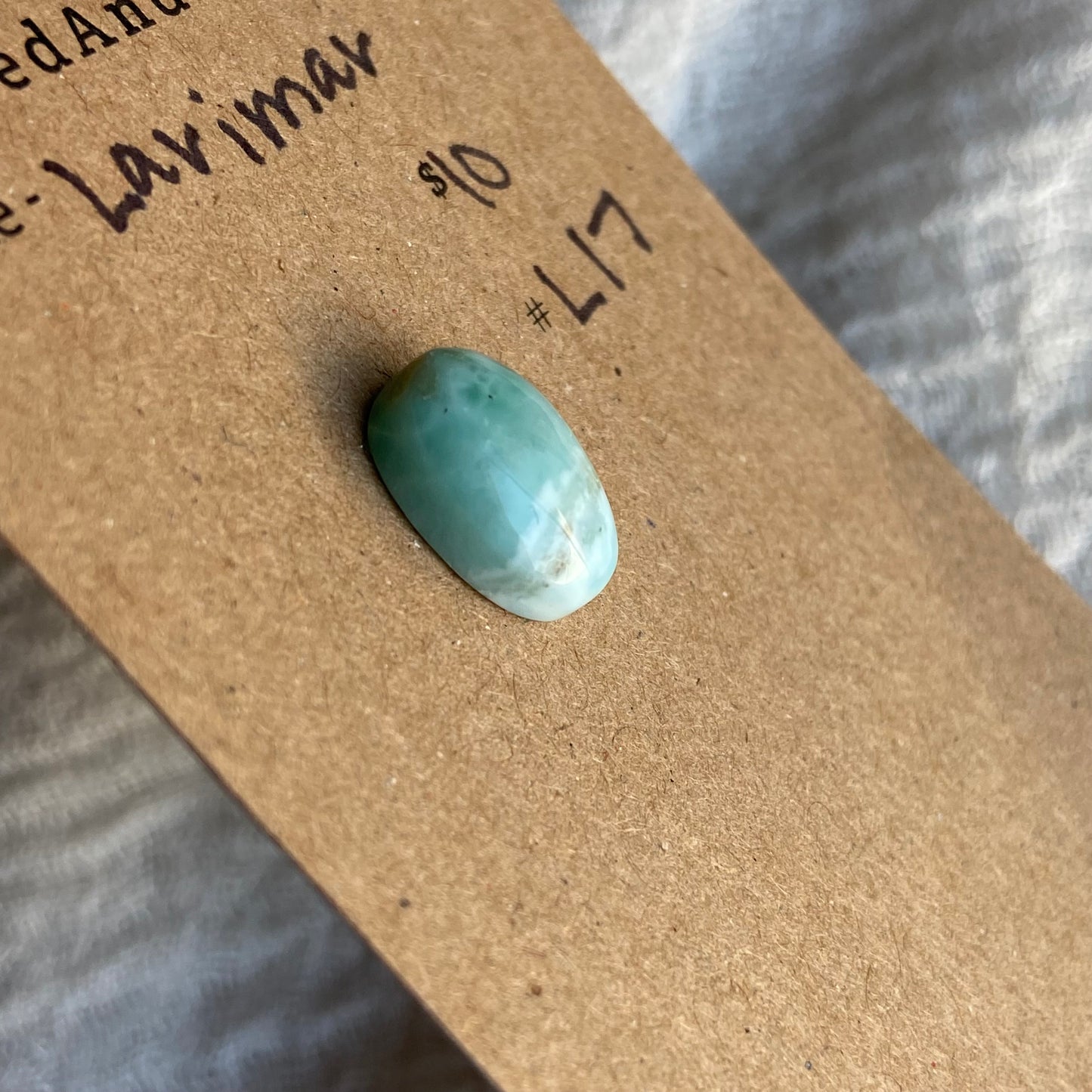 Larimar Cabochon - L17