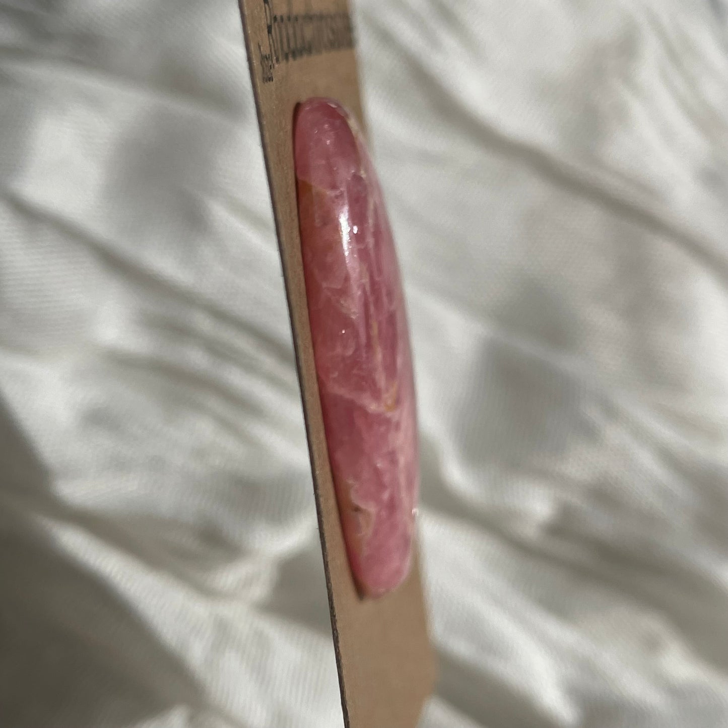 Rhodochrosite Cabochon - R062 F6DEE31A-5544-488C-A28F-E1EDDFA566BC Brandedandwild.com