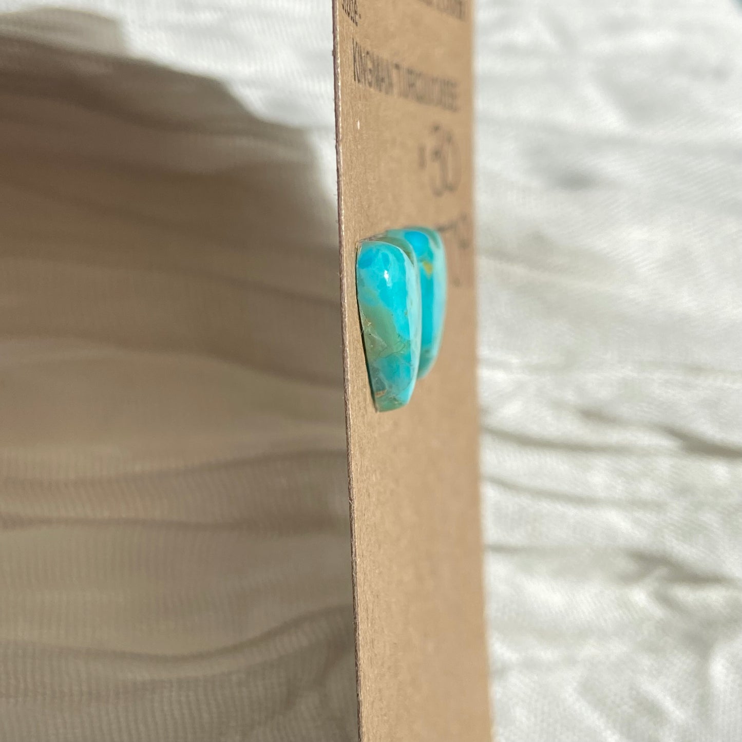 Kingman Turquoise Cabochon - KT09 F885F9B7-C8EC-4C8F-829E-C3BD7FE6E0E8 Brandedandwild.com
