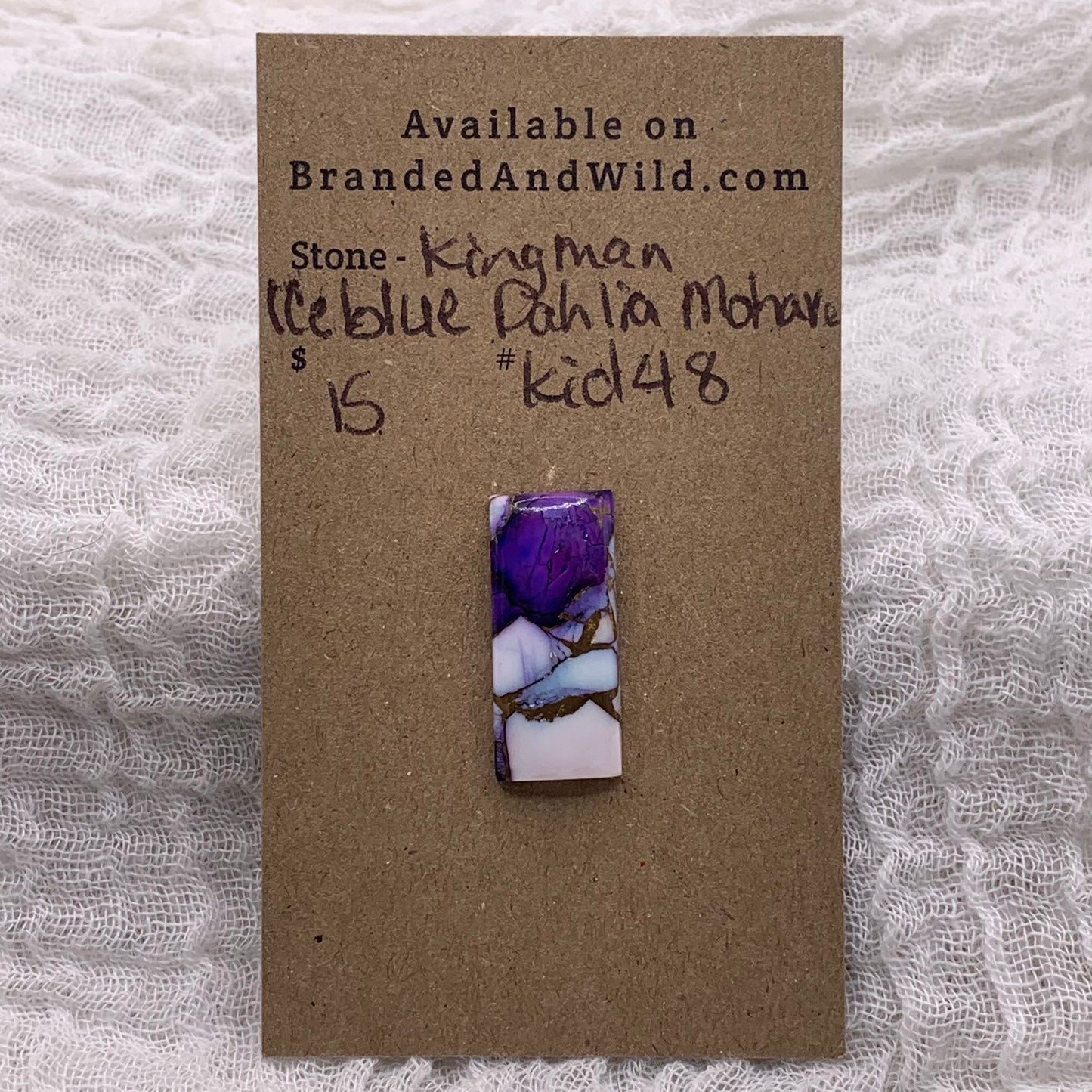 Kingman Ice Blue Dahlia Mohave - KID48