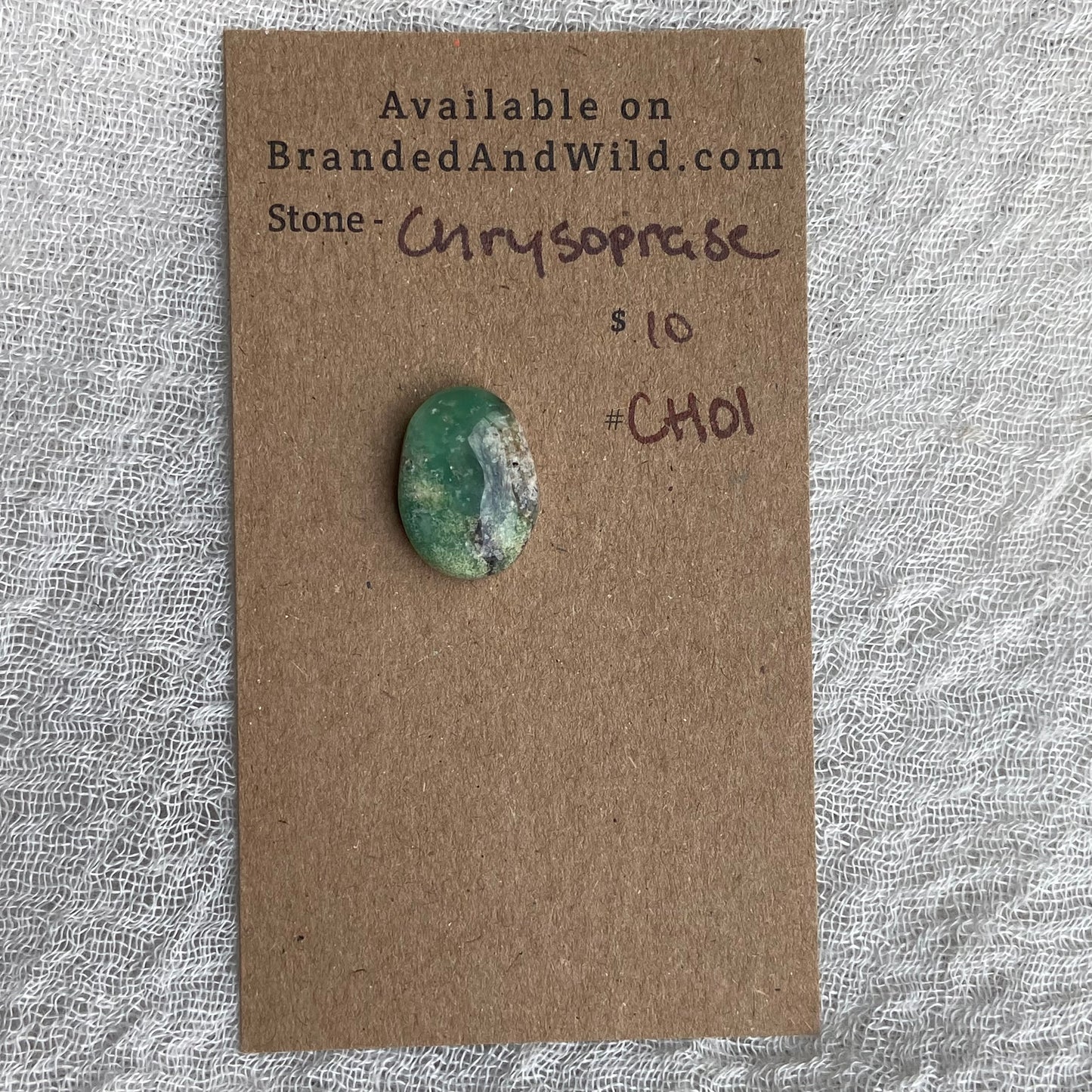 Chrysoprase Cabochon - Ch01