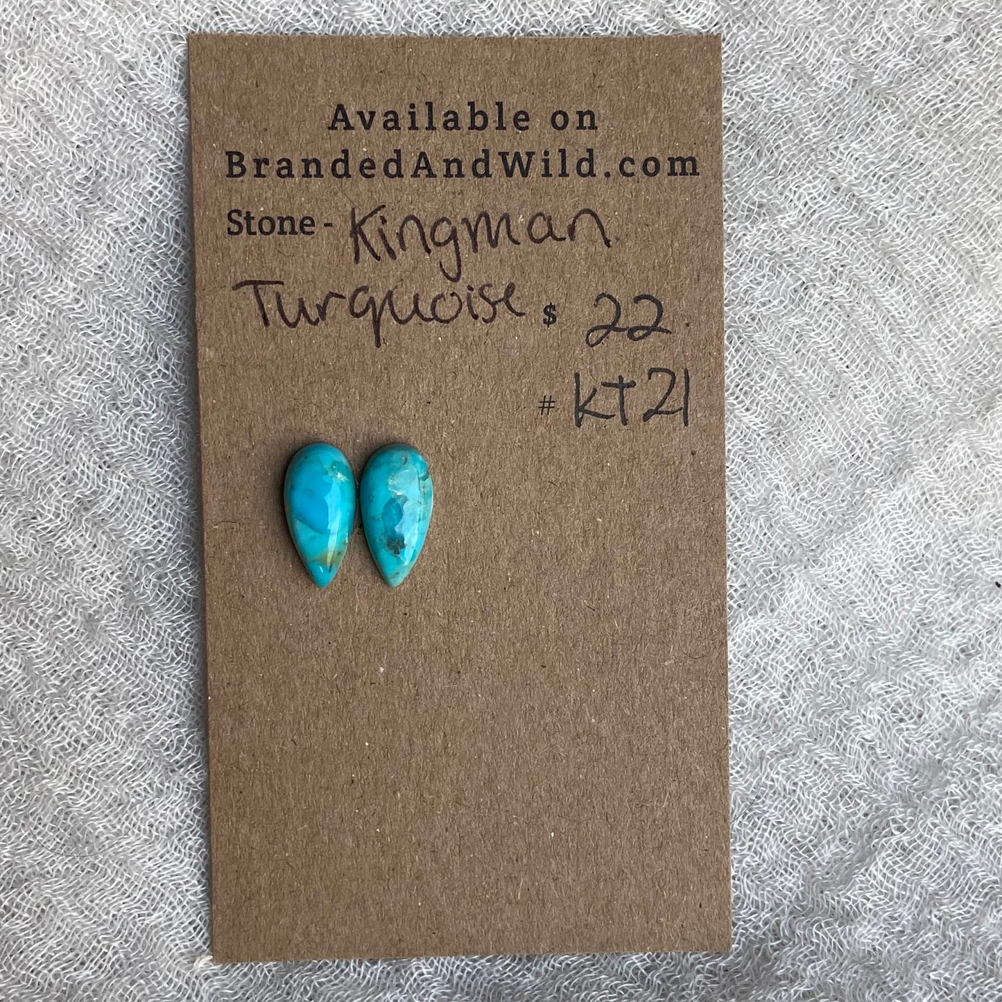 Kingman Turquoise Cabochon - KT21