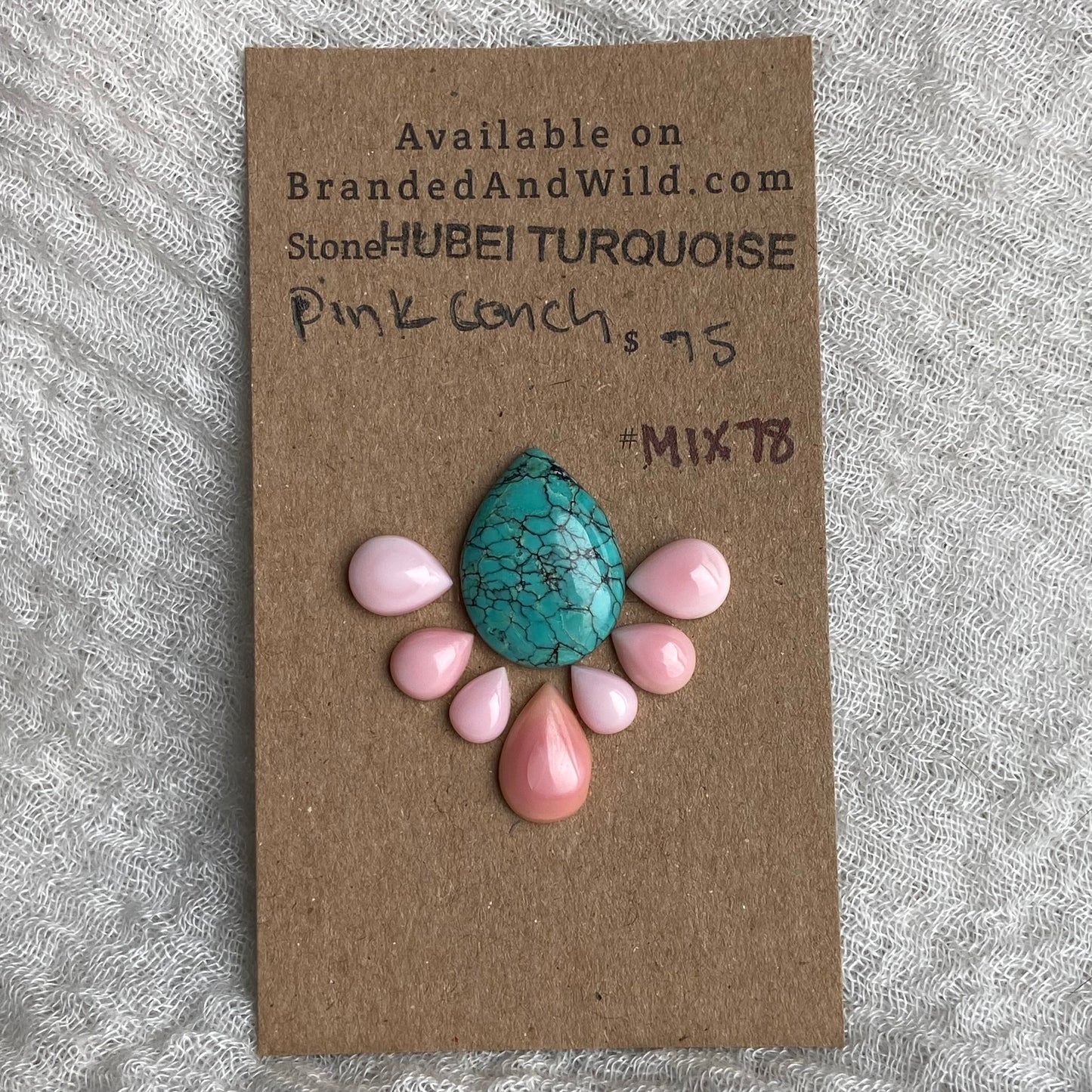 Hubei / Pink Conch Cabochon - Mix78