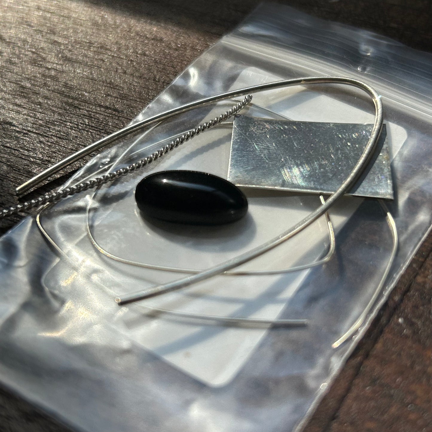 Black Onyx Ring Class with Silver and Stone - BORC-01
