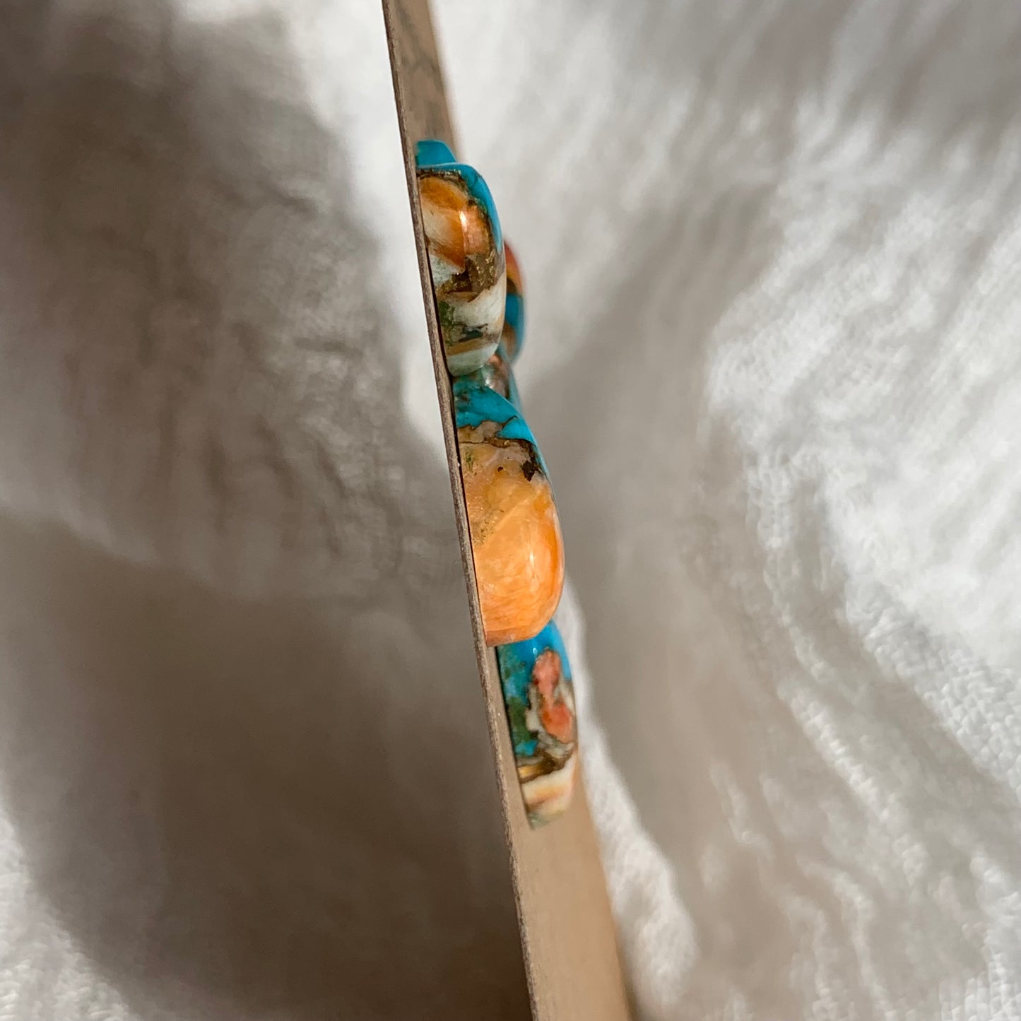 Turquoise, Oystershell, Copper Cabochon - TOC19