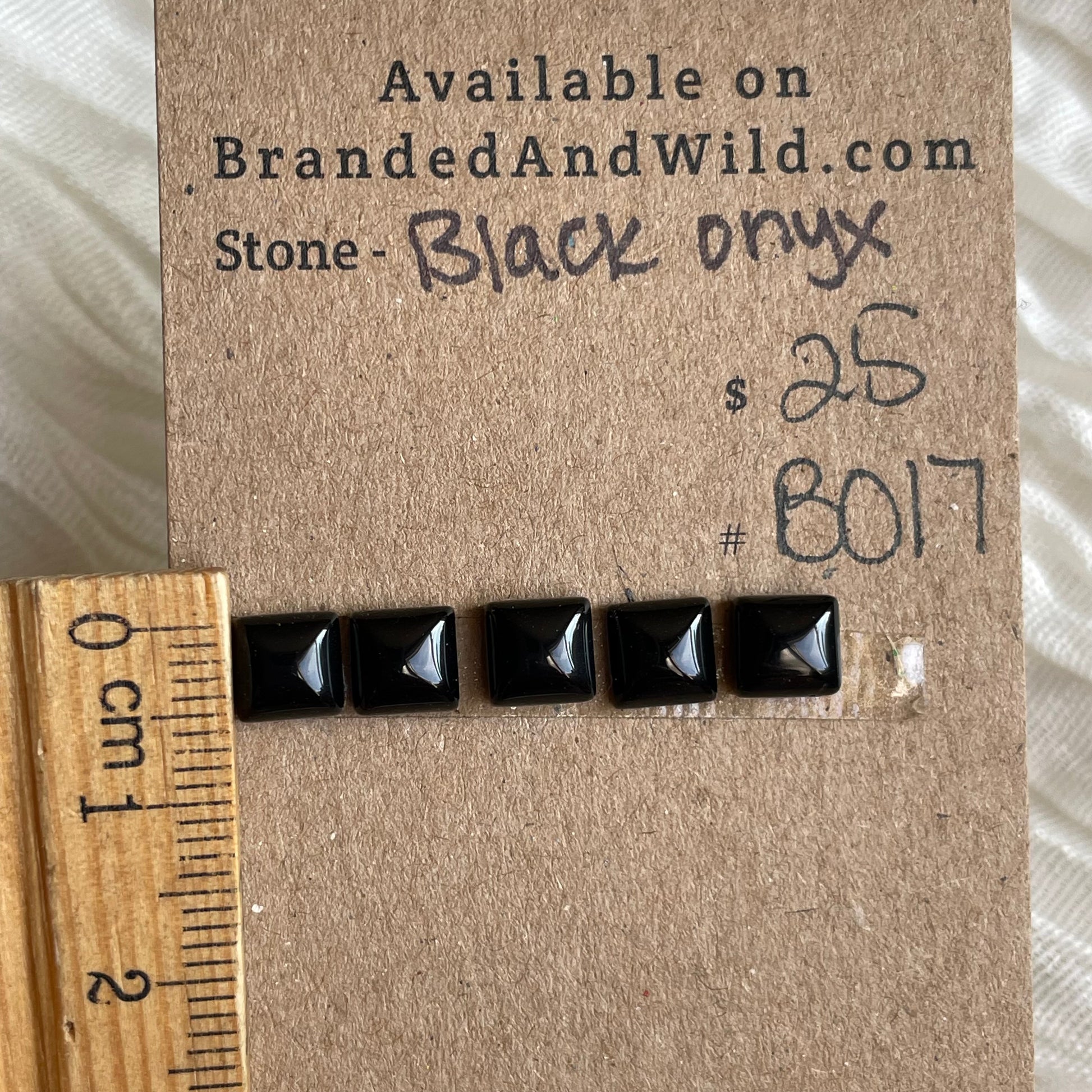 Black Onyx - Cabochon - B017 0025A631-525A-4004-81D6-8A712C92FD04 Brandedandwild.com