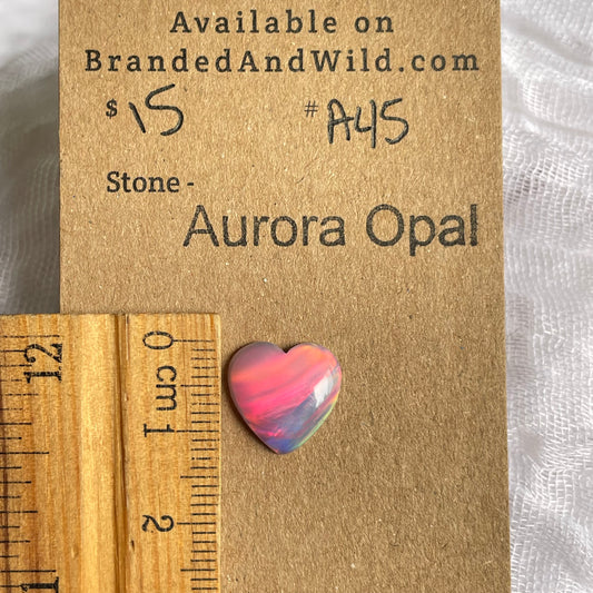 Aurora Opal Cabochon - A45 002D07DD-6232-46C4-AF80-9442E9D7DA19 Brandedandwild.com