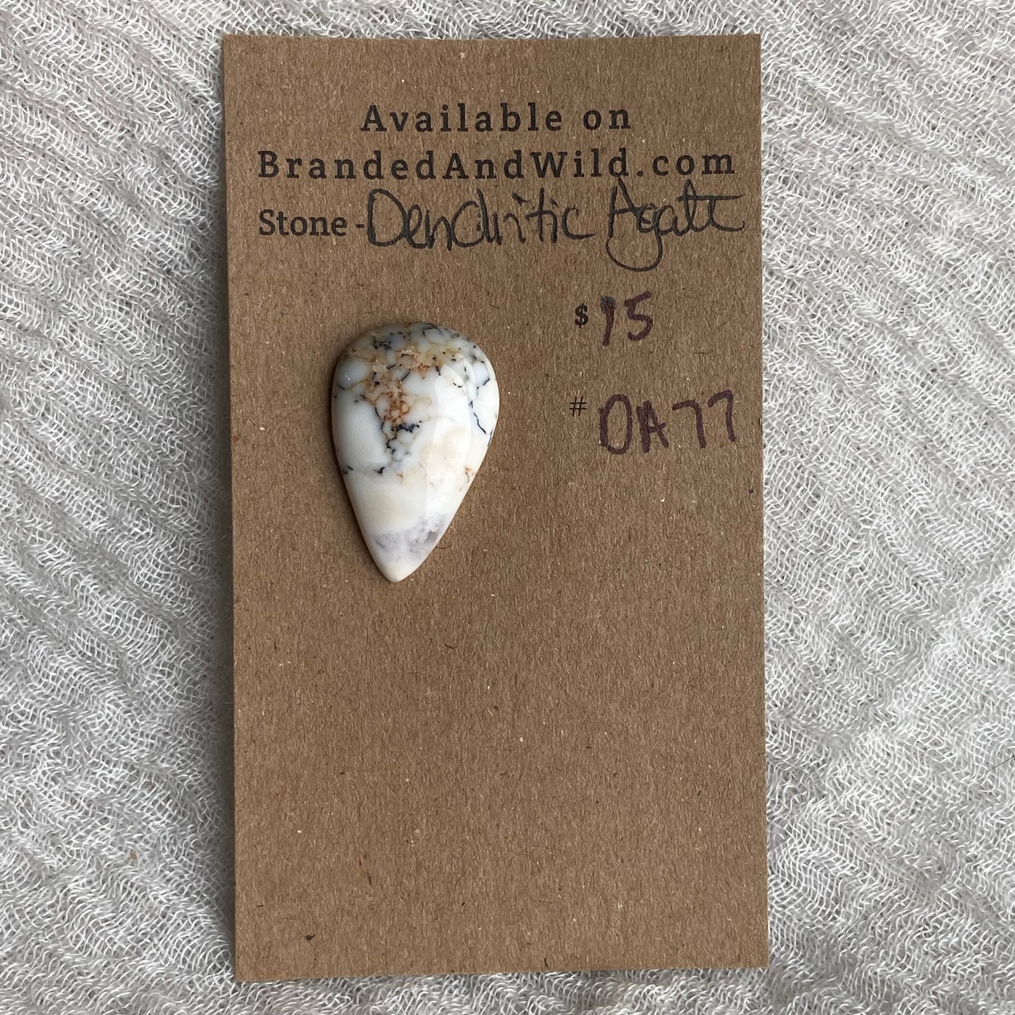 Dendritic Agate Cabochon - DA77