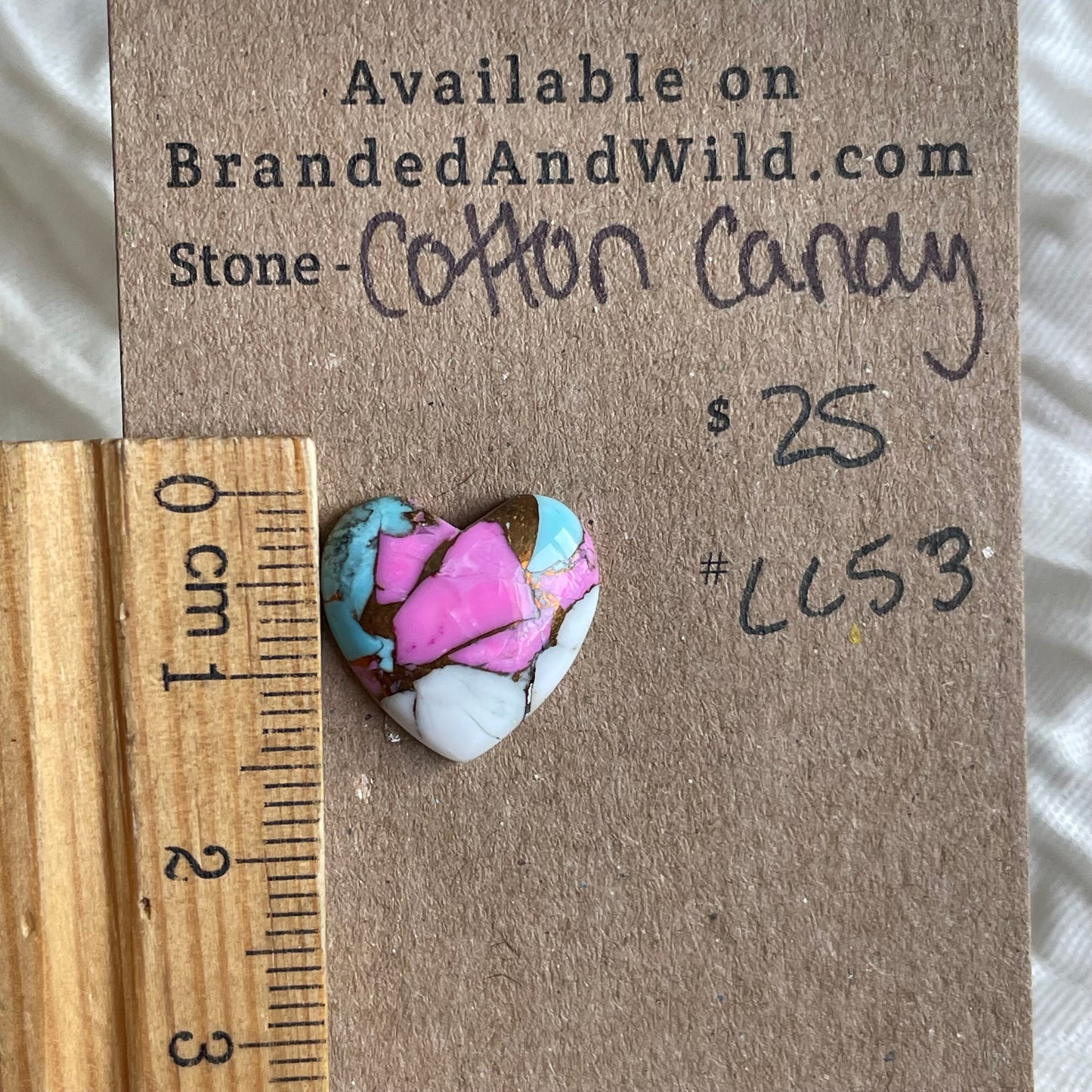 Cotton Candy Cabochon - CC53 00415D7B-47D2-4D59-B811-8EEF19983BED Brandedandwild.com