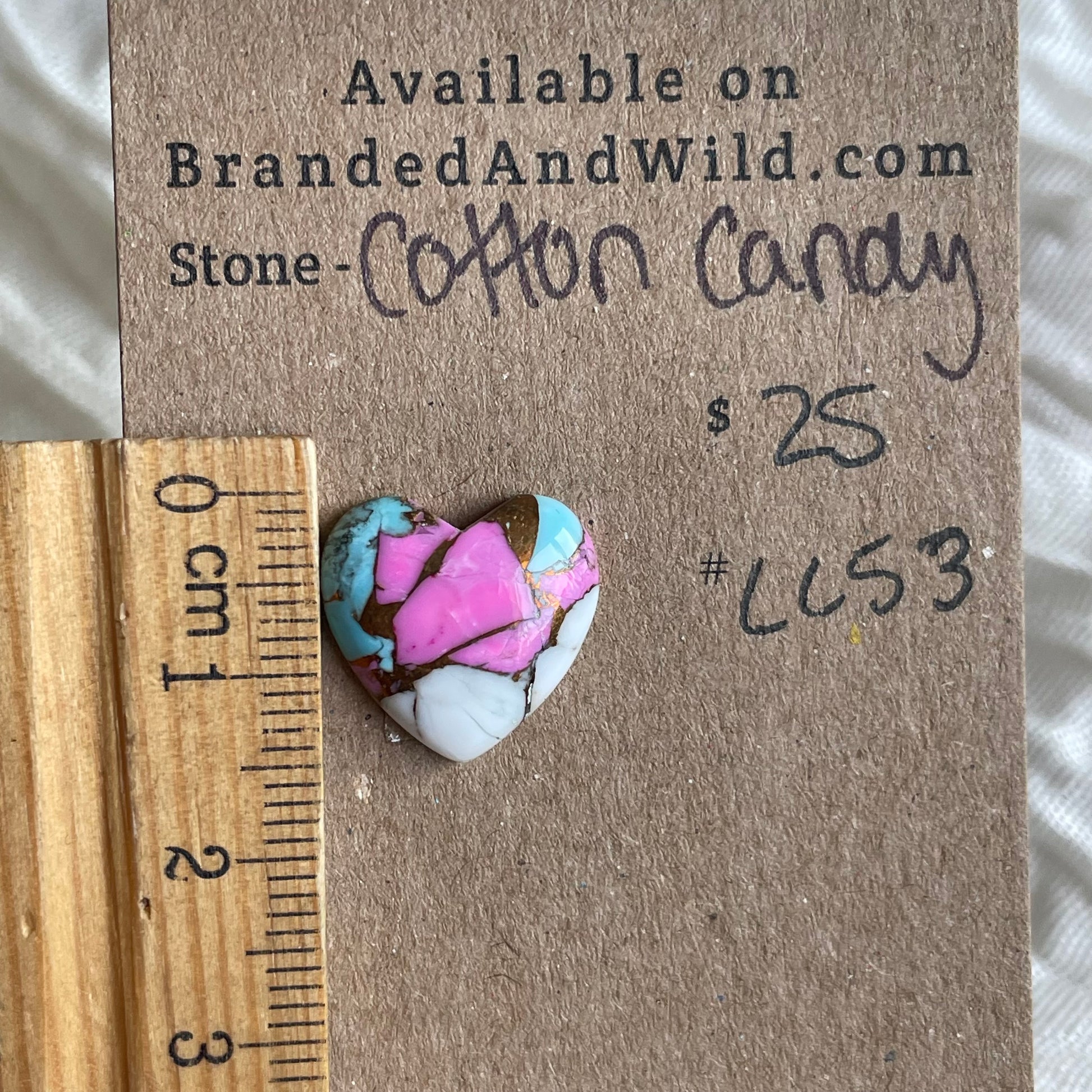 Cotton Candy Cabochon - CC53 00415D7B-47D2-4D59-B811-8EEF19983BED Brandedandwild.com