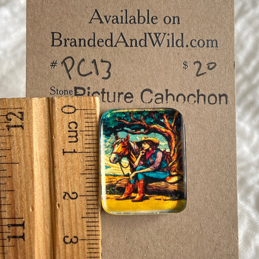 Picture Cabochon - Cabochon - PC13 00444D7D-BA8A-4F6C-9300-9B95945EFC6F Brandedandwild.com