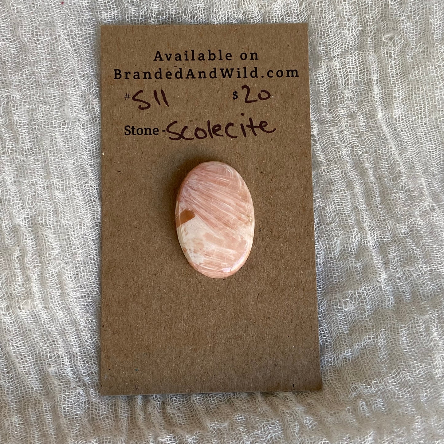 Scolecite Cabochon - S11