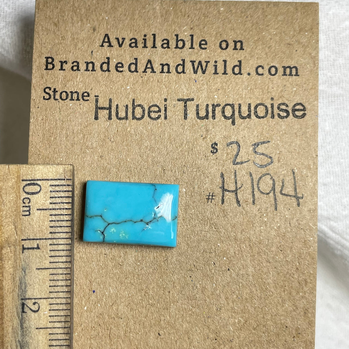 Hubei Turquoise Cabochon - H194 004DFCA9-2ED3-4F90-B81E-56372751CC76 Brandedandwild.com
